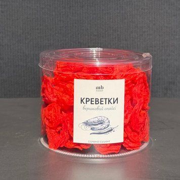 Мясо креветки "Сливочный Спайси" солено-сушеное, тубус 300 г 00-00003183 фото