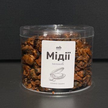 Мидии солено-сушеные со вкусом Чеснока /тубус 500 гр 00-00003021 фото